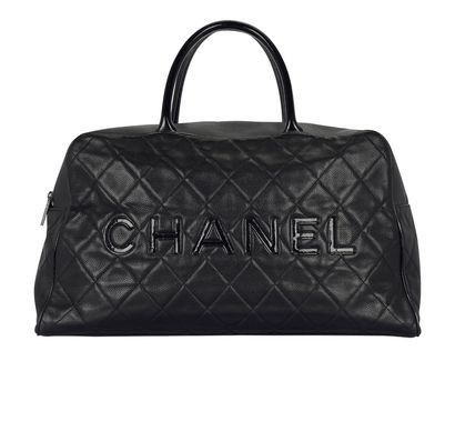 Chanel Large Logo Boston Bag, front view